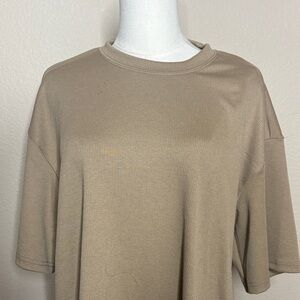 SHEIN Classic Tan Short Sleeve Tee